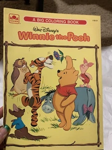 Winnie the Pooh 1976 Vintage Coloring Book Unused - Imagen 1 de 6