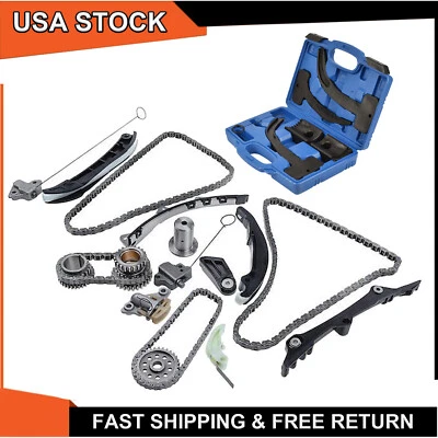 Cadena de distribución y kit de herramientas para 11-15 3,6 L Pentastar Chrysler 300 Dodge Jeep Ram Foto 1 de 4