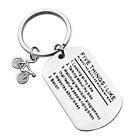 Funny Biker Gift Bicycle Racer Cyclist Keychain Five Things I Like Almost As 