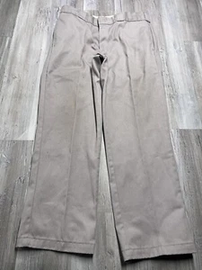 Pantalone da lavoro uomo Dickies 874 taglia 34x29 kaki vestibilità originale gamba dritta - Foto 1 di 13