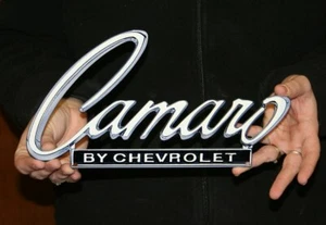 1968-69 Chevy Camaro Header Deck Steel Sign - 12" X 6" - Picture 1 of 2