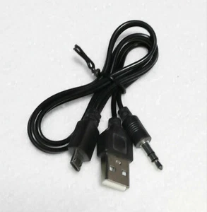 2Micro USB V8 to Male 3.5mm Audio AUX Cable USB Charge Sync Data 4 Andriod Phone - Zdjęcie 1 z 5