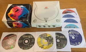 Sega Dreamcast HKT-3020 Console, Boxed Controller, and 9 Game Discs - Picture 1 of 12