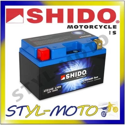 SHIDO LITHIUM BATTERY (LTZ14S = YTZ14S) YAMAHA XVS 950 A MIDNIGHT STAR 2011 - Image 1 of 3