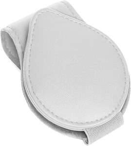Car Sunglasses Visor Holder, Magnetic Leather Glasses Organizer - Picture 1 of 6