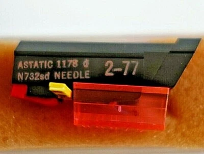 ASTATIC 1178D AIRLINE 38605-A50 TETRAD 6-21D-MW-1 ASTATIC 607-D NEEDLE CARTRIDGE - Image 1 of 4
