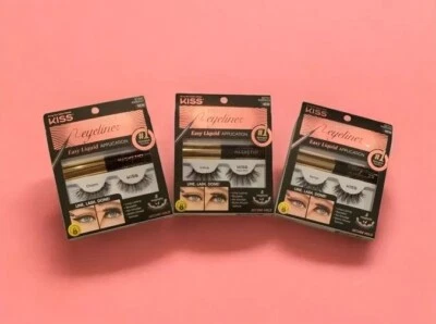 3 x Kit de forro magnético y pestañas KISS ATRAE • TENT • ENCANTO ~ Reutilizable ~ Nuevo en caja Foto 1 de 4