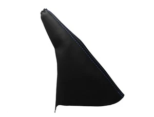 OPEL CALIBRA (1990-1997) Soufflet Levier De Frein 100% Cuir - Couture Bleu Clair - Picture 1 of 1