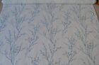 Laura Ashley Pussy Willow Ivory White /seaspray Blue £19.95 Per Mtr Linen Fabric