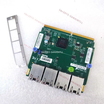 Supermicro AOC-MGP-I4M SIOM 4-port GbE RJ45, Intel i350 AM4 with bracket - Image 1 of 4
