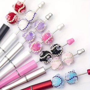 5pcs/lot Sugar Beads Butterfly Star DIY Crystal Beading Material Pen Supplies - Picture 1 of 13