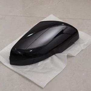 Right Passenger Rear View Side Mirror Cover For Ford Edge 2015-2021 Gloss Black - Picture 1 of 13