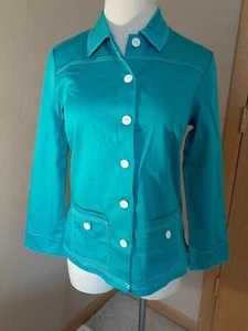 Chaqueta de resorte Koret Nuevo con etiquetas para mujer talla mediana manga larga con botones - Imagen 1 de 9