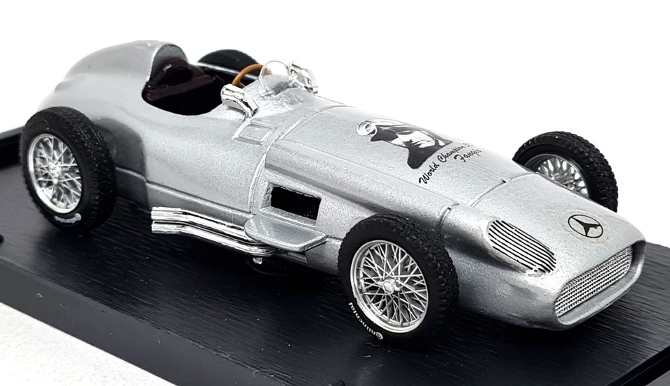 Brumm 1/43 Mercedes W196 J.M. Coche Fangio WC 1955 Diecast Modelo F1 Foto 1 de 4