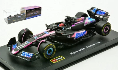 MODELLINO AUTO F1 STATICO BURAGO ALPINE A524 #31 2024 ESTEBAN OCON VETRINA 1/43 - Immagine 1 di 4