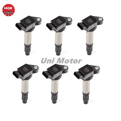 6x OEM NGK Ignition Coils 90919A2002 For Toyota Avalon 2005-2018 RAV4 2006-2012 - Image 1 of 4