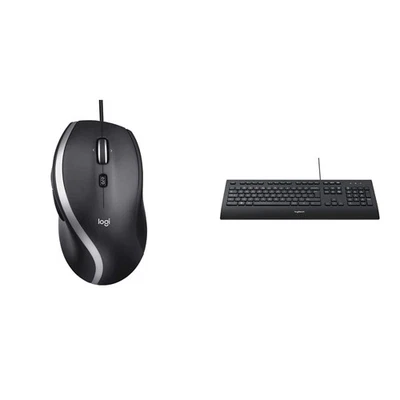 Logitech M500 Wired USB Mouse, High Precision 1000 DPI Laser Tracking, 7 Buttons - Image 1 of 4