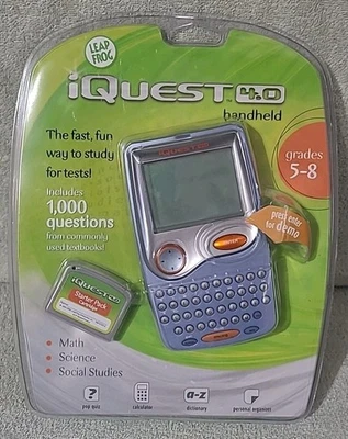 LeapFrog iQuest 4.0 Handheld & Start Pack Cartridge Grades 5-8 - NEW - SEALED! - Image 1 of 4