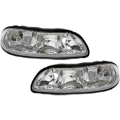 Halogen Headlight Set For 1997-2003 Chevrolet Malibu Left & Right w/Bulb(s) Pair - Image 1 of 4