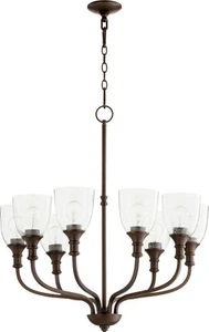 Richmond - 8 Light Chandelier in Quorum Home Collection style - 31 inches wide - Picture 1 of 1