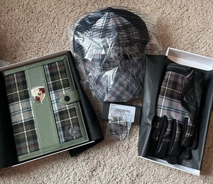 Porsche Turbo 50 Set Lot Includes Hat, Keychain, Notebook, Gloves. NIB Factory - Picture 1 of 6