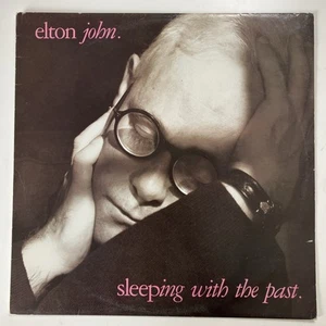 ELTON JOHN - Sleeping With the Past ORIGINAL 1989 VINYL LP UK Rocket VG+ - Picture 1 of 7