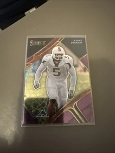 2023 Select Draft Picks Andre Johnson Purple Lazer Prizm No. 176 - Picture 1 of 2
