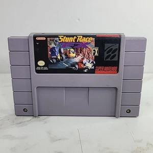 Auténtico cartucho Nintendo SNES Stunt Race FX SNES probado y funcionando - Imagen 1 de 4