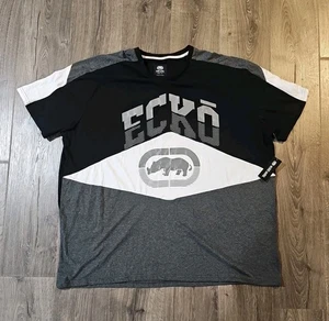 MAGLIETTA uomo ECKO UNLTD colorblock Rhino 5XL nuova Y2k hip hop #29 - Foto 1 di 6