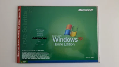 Ungeöffnet: Windows XP Home Edition Recovery Installation CD OEM Medion deutsch - Bild 1 von 2