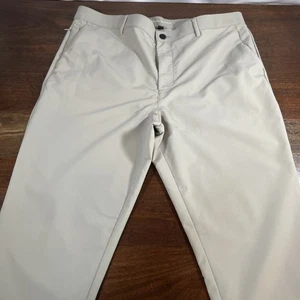 Banana Republic City Pants Mens 38x30 Light Khaki Performance Tech Golf Chino - Picture 1 of 10