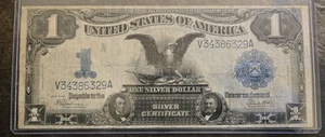 1899 $1 Black Eagle Silver Certificate FR 236 Nice Condition - Picture 1 of 4