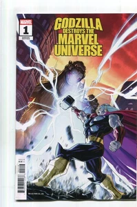 GODZILLA DESTRUYE EL UNIVERSO MARVEL #1 - CUBIERTA VARIANTE RELACIÓN PETE WOODS - 1/25 - Imagen 1 de 2