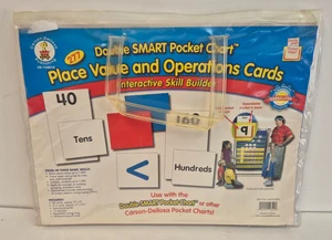 Double Smart Pocket Chart Place Value Operations Cards Interactive Skill Builder - Picture 1 of 3