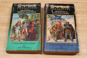 dungeons and dragons 2 Romane - DRACHENLANZE - DRAGONS OF SPRING DAWN & WINTER - Bild 1 von 6