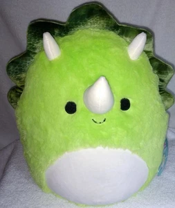 Squishmallows Fuzzamallows TRISTAN Triceratops 12 Zoll Plüsch Neu mit Etikett - Bild 1 von 2