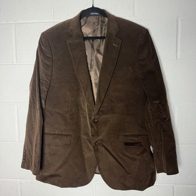 Blazer Stafford Signature Calce Clásico Pana Marrón Abrigo Deportivo Para Hombres 48 Reg Foto 1 de 4