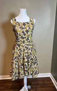 Effie's Heart Dolce Vita Dress Pottery Print Sold on ModCloth Sz L Cotton Blend - Picture 1 of 7