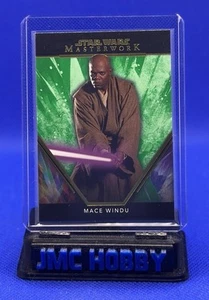 2024 Topps Star Wars Masterwork Mace Windu (Green Parallel) #’d /99 Card #41 - Picture 1 of 3
