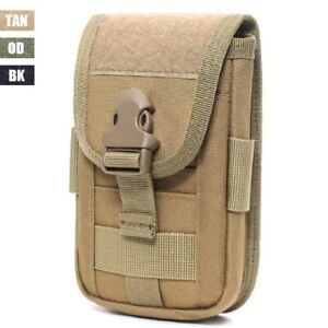 Tactical Molle Waist Pack Mobile Phone Bag Card Holder Pouch Belt Case Organizer