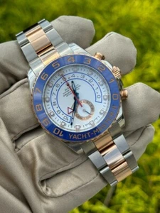 Rolex Yacht-Master II 116681 Two-Tone Steel and Rose Gold Blue Hands Papers Only - Picture 1 of 7