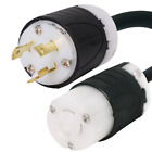 NEMA L5-30P to L5-15R Plug Adapter - 1 ft, 15A/125V 14 AWG - Iron Box # IBX-1749