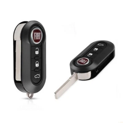 Coque Clé pour Fiat 500 Panda Bravo Stilo Brava Doblo Ulysse Ducato 3 Boutons