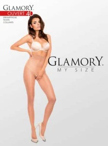 Glamory Feinstrumpfhose Ouvert 40 - 40den - Gr. 40/42 bis 60/62 - 3er Pack - Bild 1 von 1
