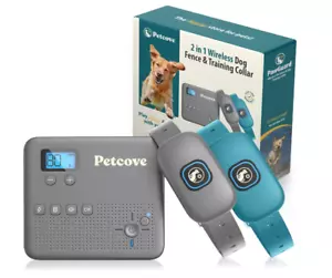 PetCove Wireless Dog Fence & Remote Training Collar, 2.4GHz Non-GPS - Picture 1 of 7