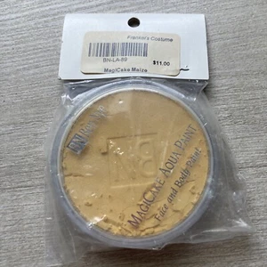 Face & Body Paint Ben Nye MagiCake Aqua Maize Yellow BN-LA-89 NOS 1 Oz - Picture 1 of 6