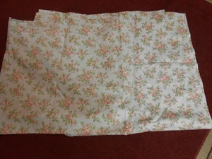 LAURA ASHLEY FLORAL CURTAIN PANELS 40 X 86" - Picture 1 of 2