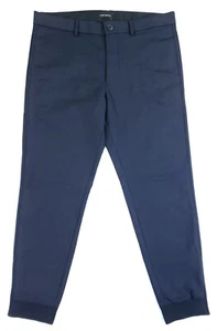 Club Monaco Herren 32 Joggerhose Baumwollmischung marineblau tatsächlich 34W - Bild 1 von 14