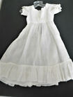 Antique Dress w/ Battenburg Embroidered Lace for Medium Size Doll