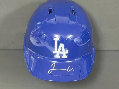 Joendry Vargas Dodgers Auto Signed Full Size Helmet Beckett Witness Hologram - Image 1 of 3